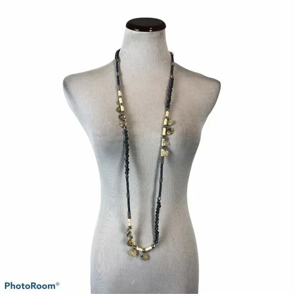 Chico's Long Necklace 48" Utopia Single Strand - Picture 3 of 8